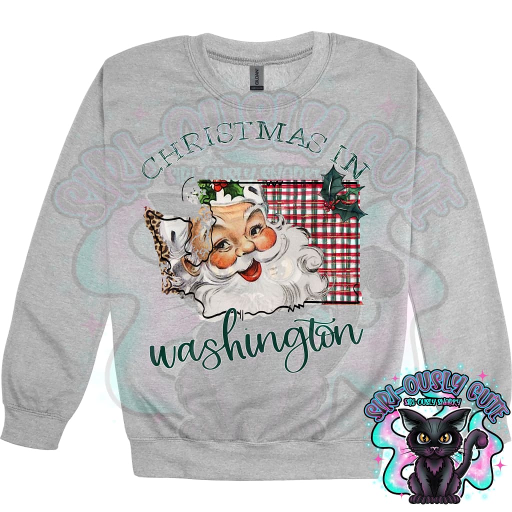 Christmas in State Name Santa State