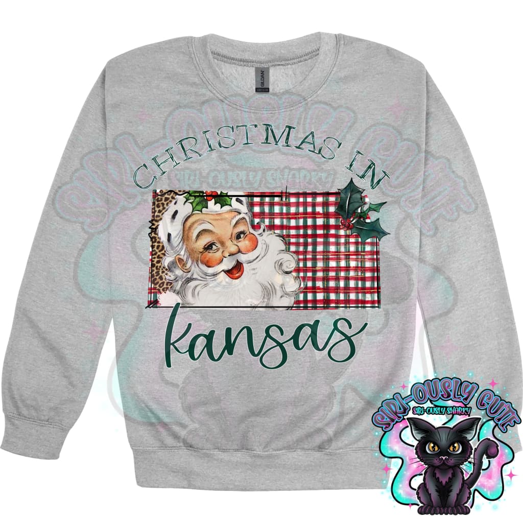 Christmas in State Name Santa State