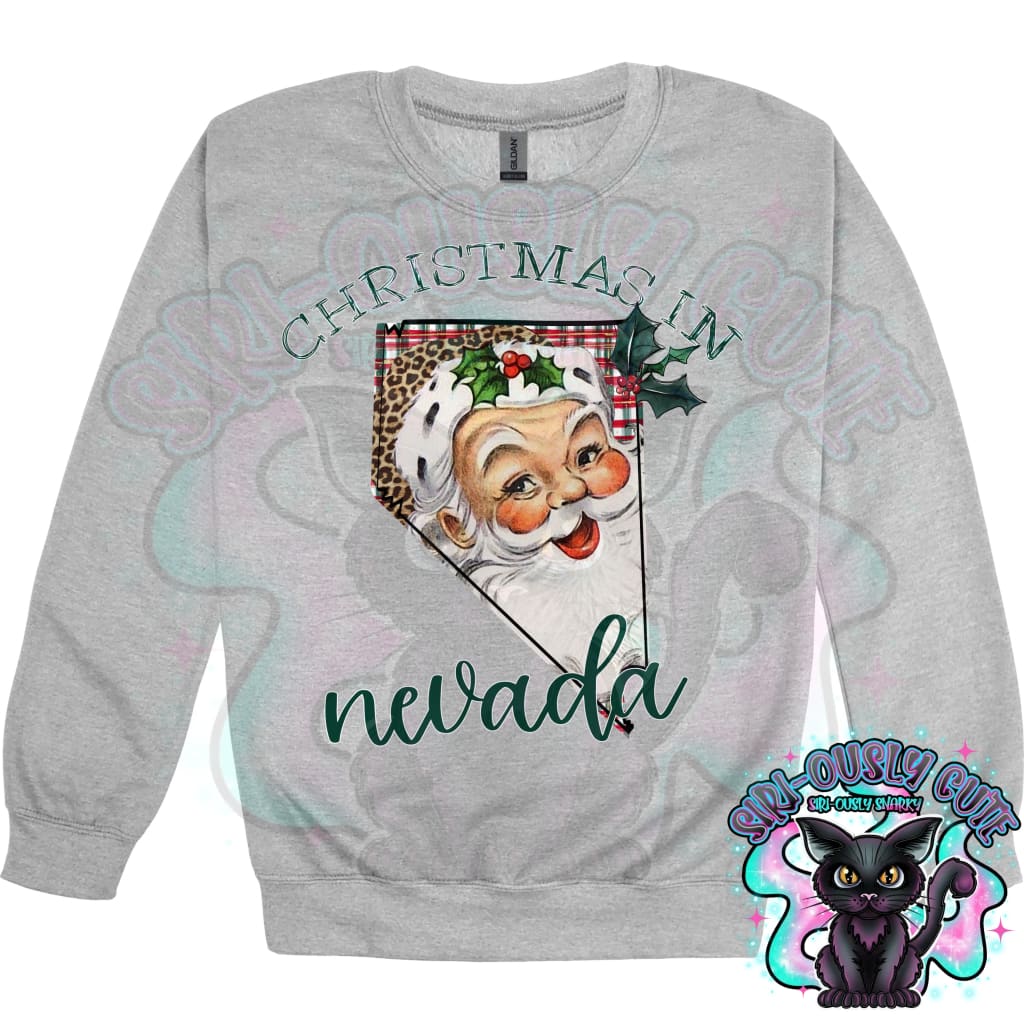 Christmas in State Name Santa State
