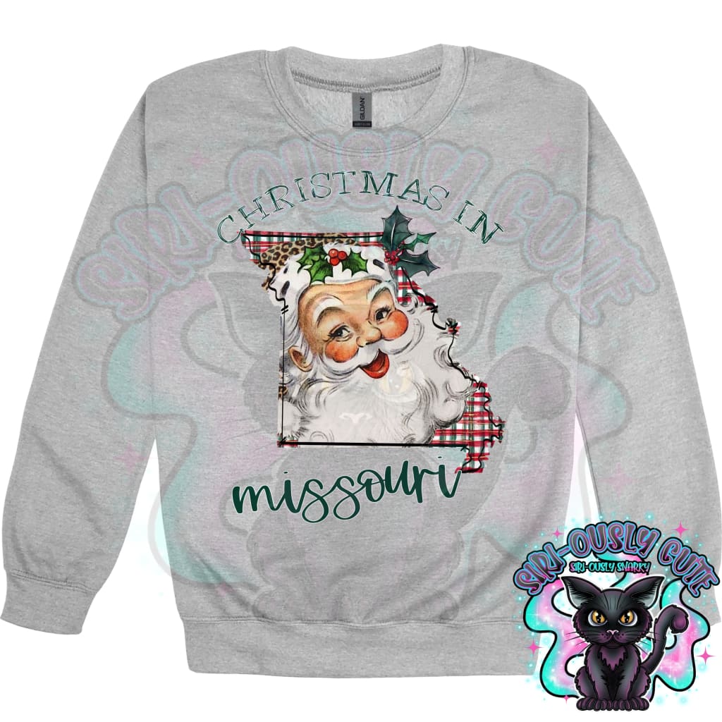 Christmas in State Name Santa State