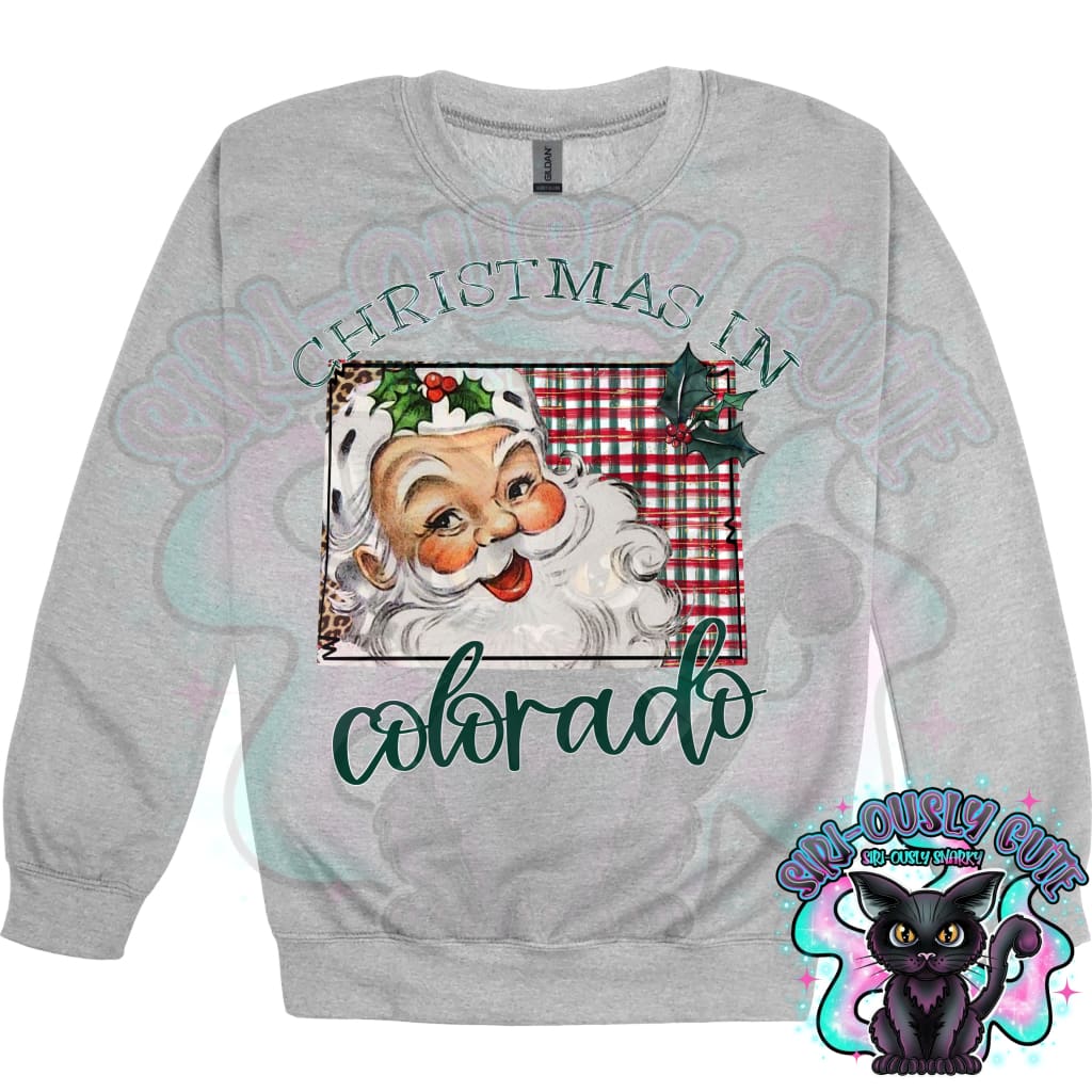 Christmas in State Name Santa State