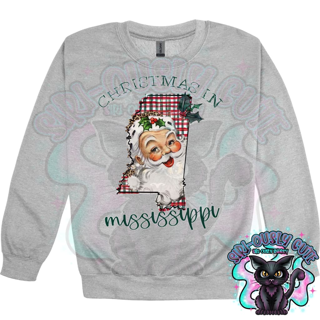 Christmas in State Name Santa State