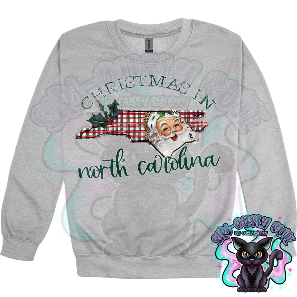 Christmas in State Name Santa State