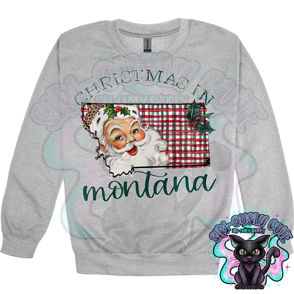 Christmas in State Name Santa State
