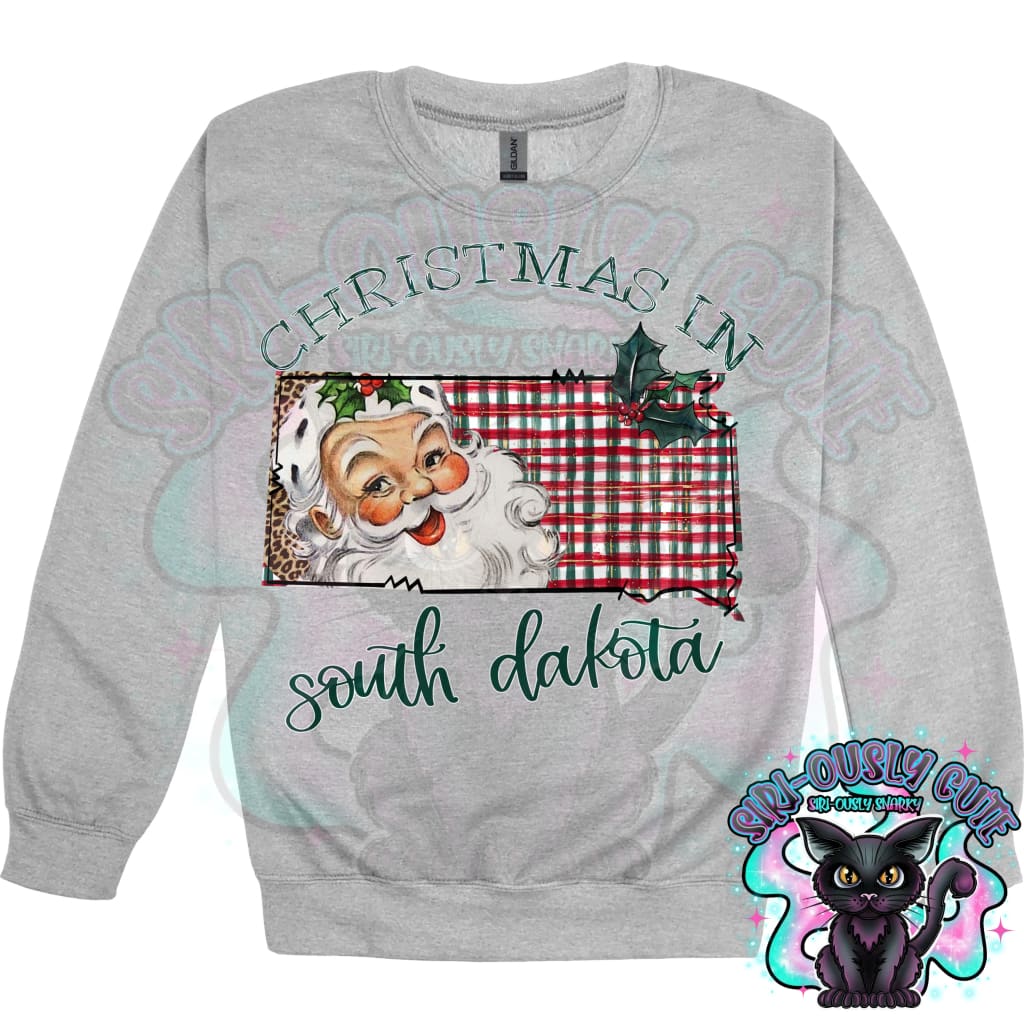 Christmas in State Name Santa State