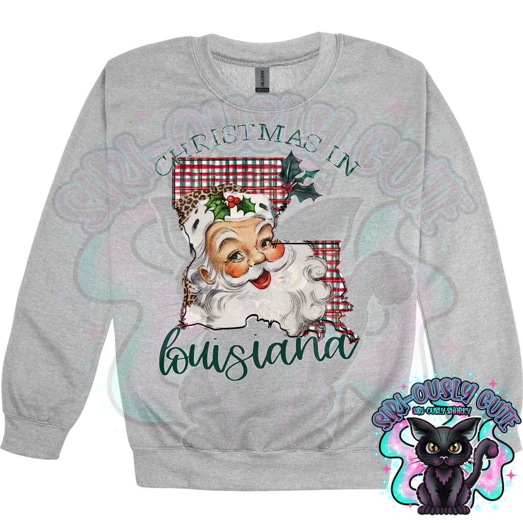 Christmas in State Name Santa State