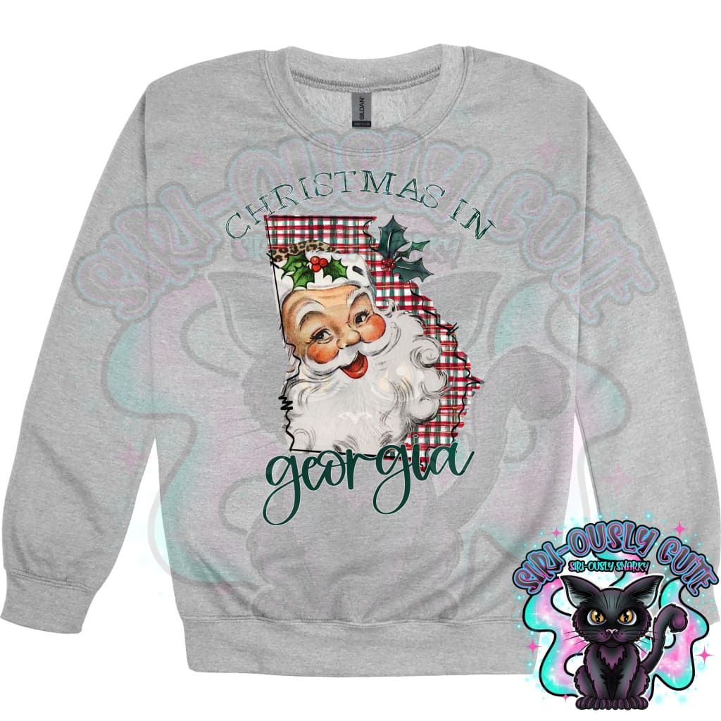 Christmas in State Name Santa State