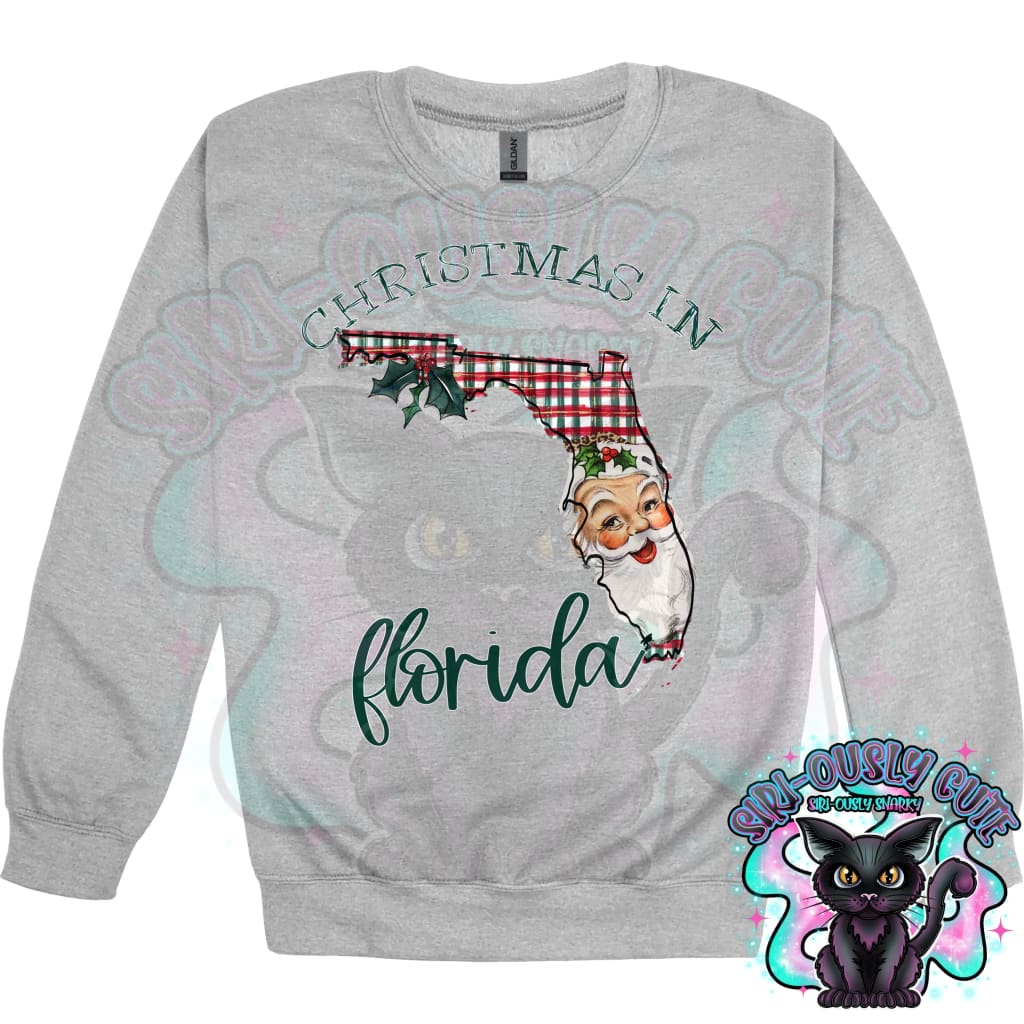 Christmas in State Name Santa State