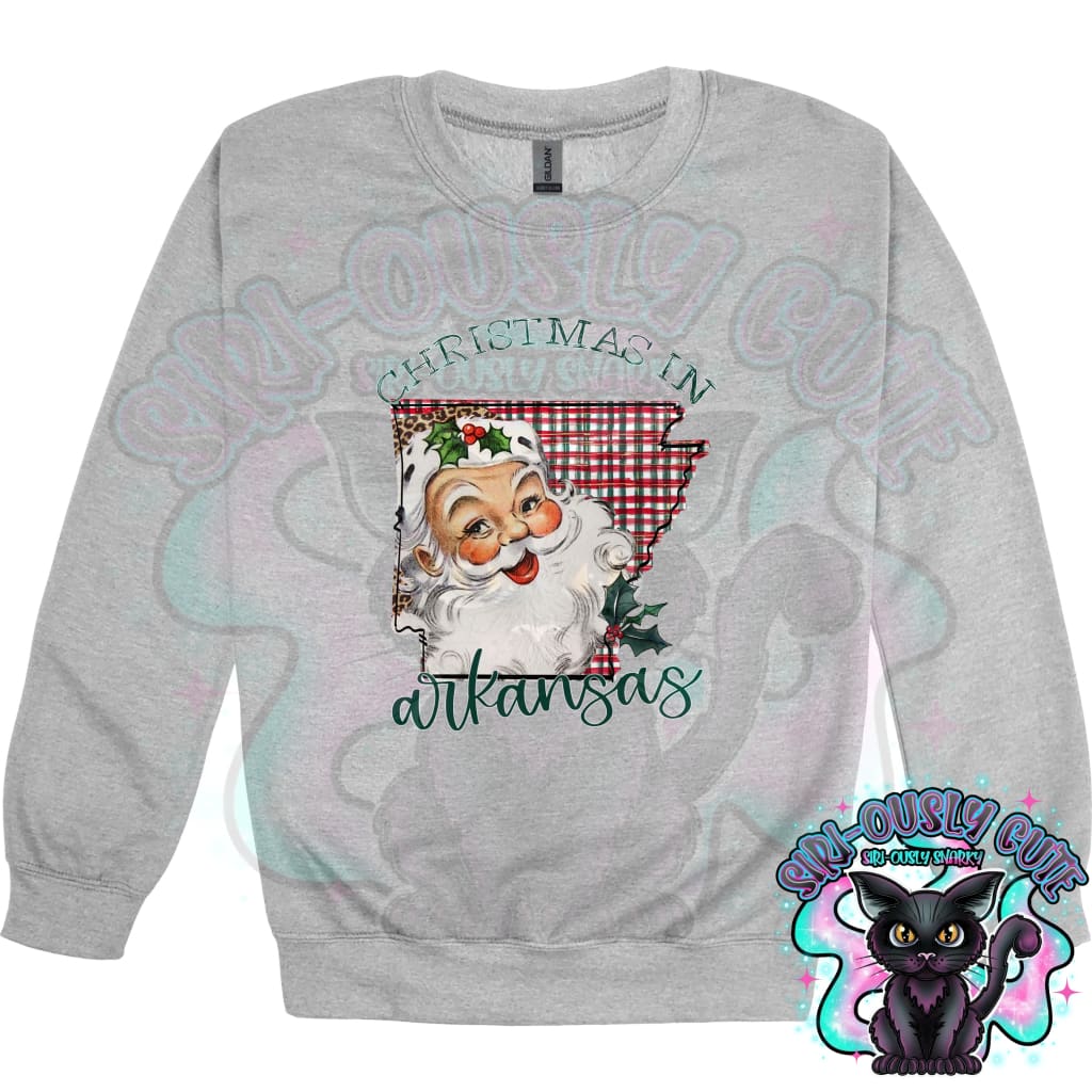 Christmas in State Name Santa State