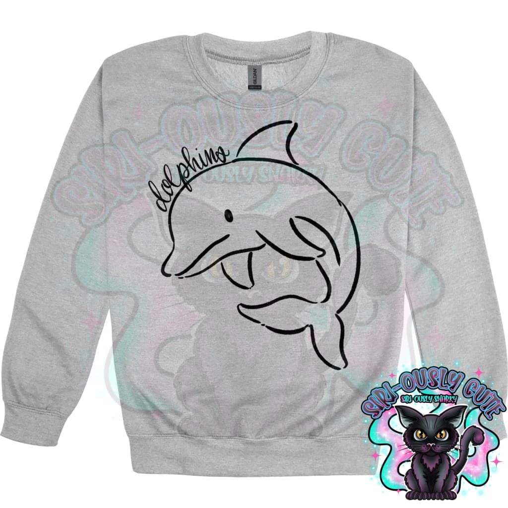 Doodle Mascots Dolphins Mascot