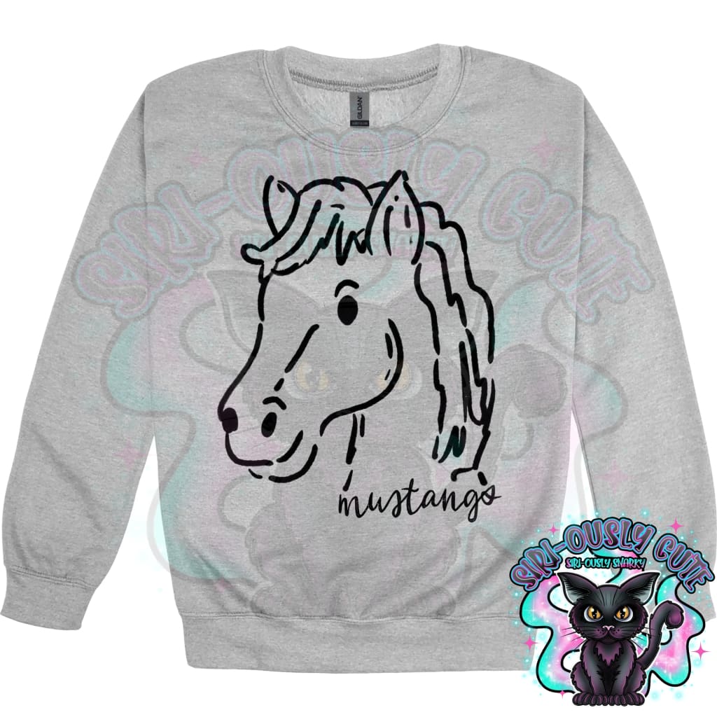 Doodle Mascots Mustangs Mascot