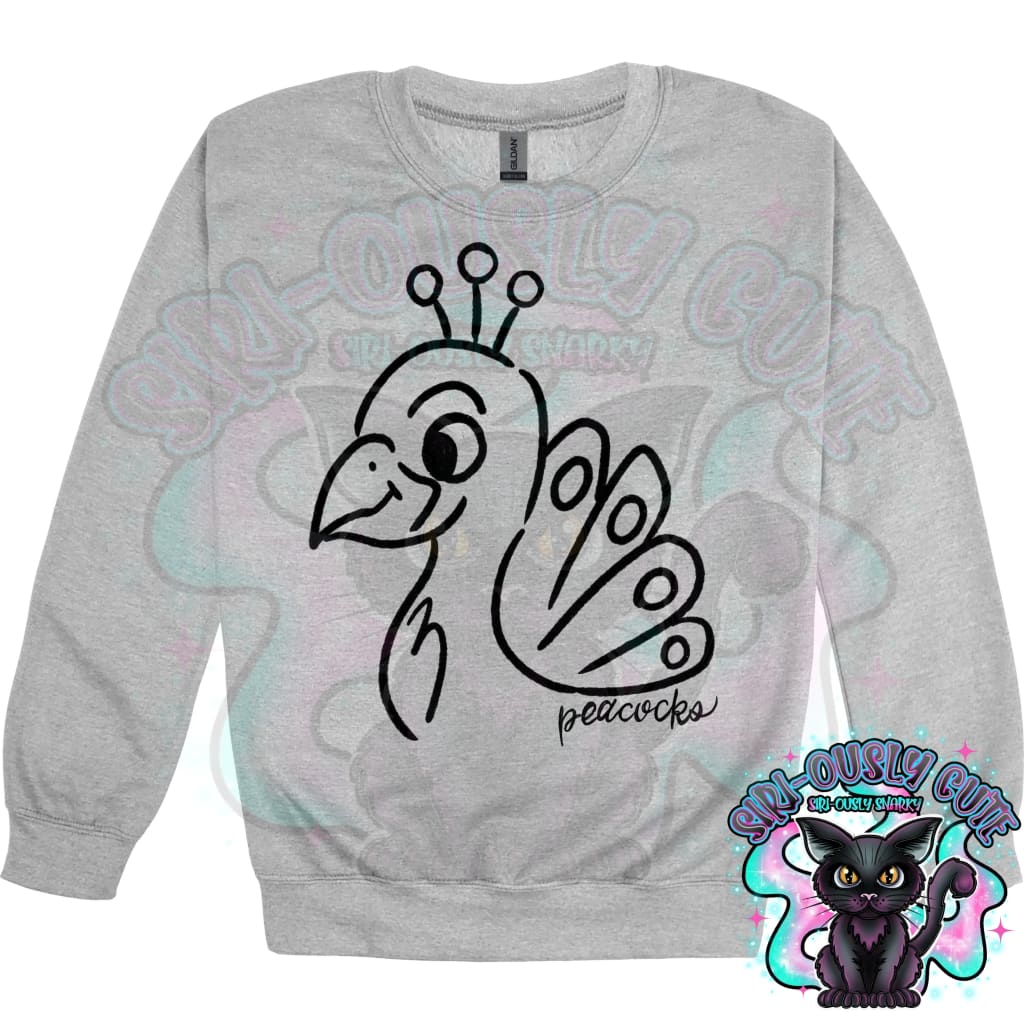 Doodle Mascots Peacocks Mascot
