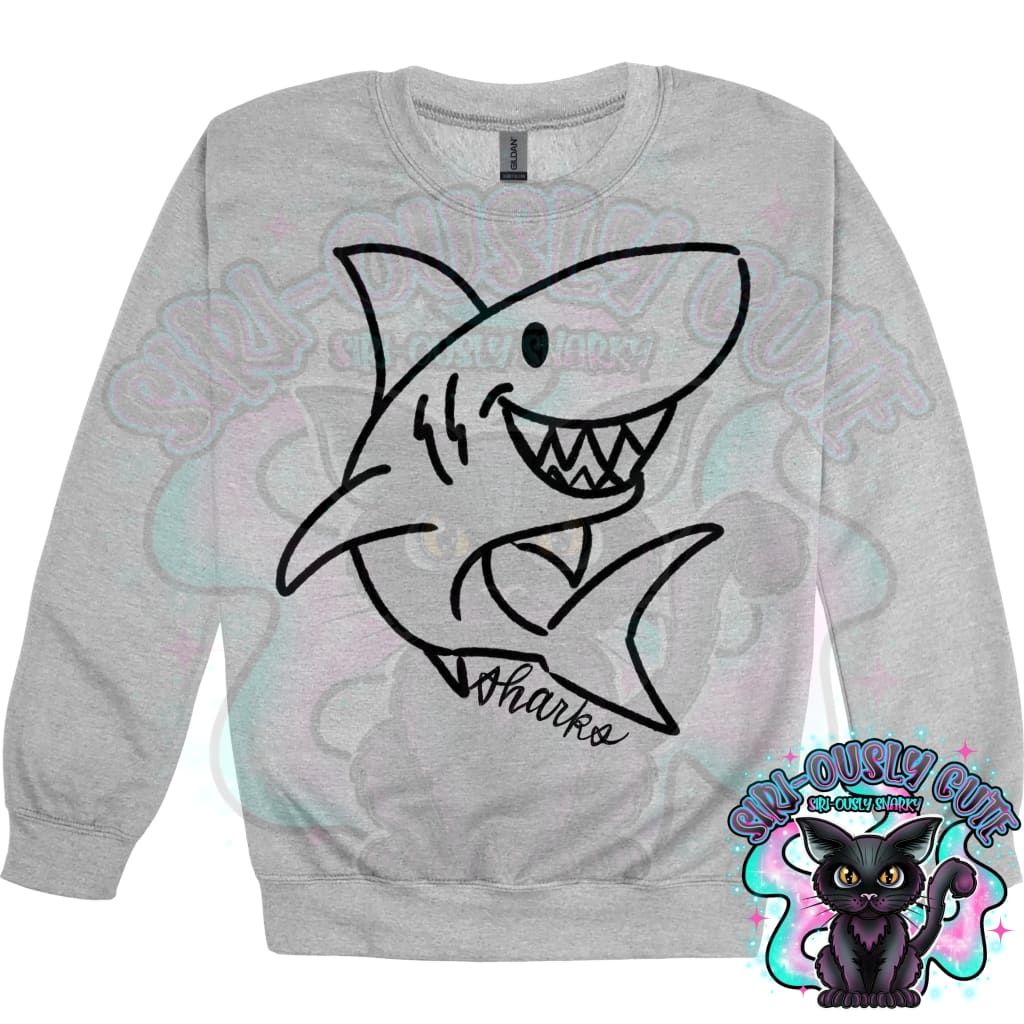 Doodle Mascots Sharks Mascot