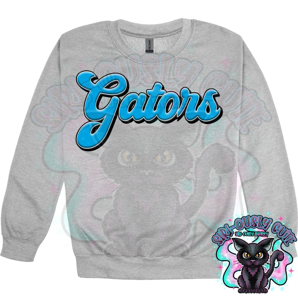 Faux 3D Puff Gators Columbia Blue Mascot