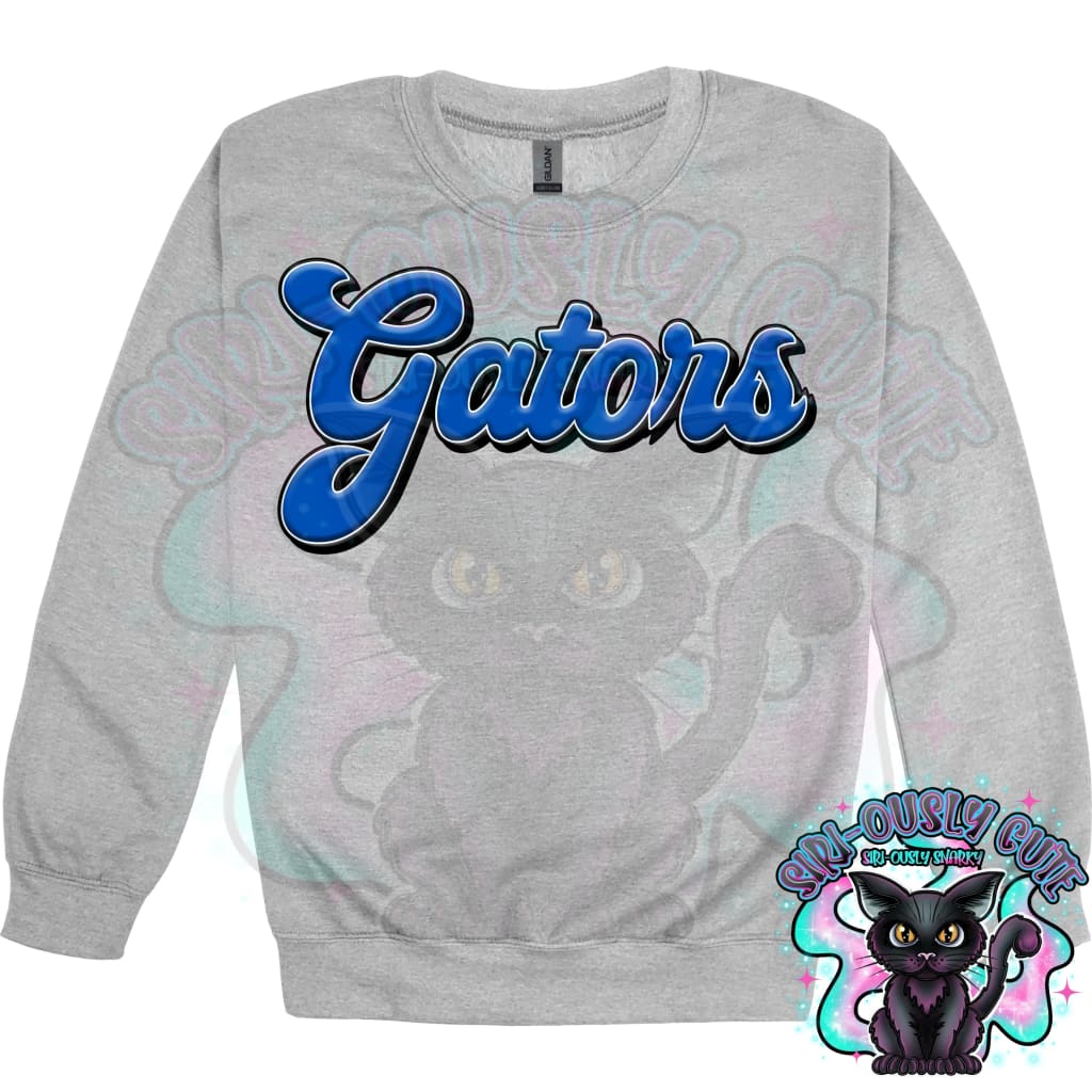Faux 3D Puff Gators Royal Blue Mascot