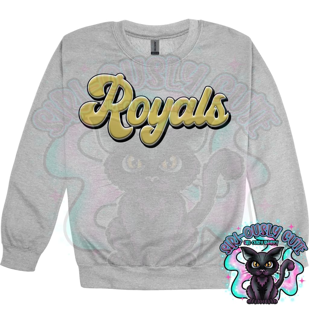 Faux 3D Puff Royals Vegas Gold Mascot