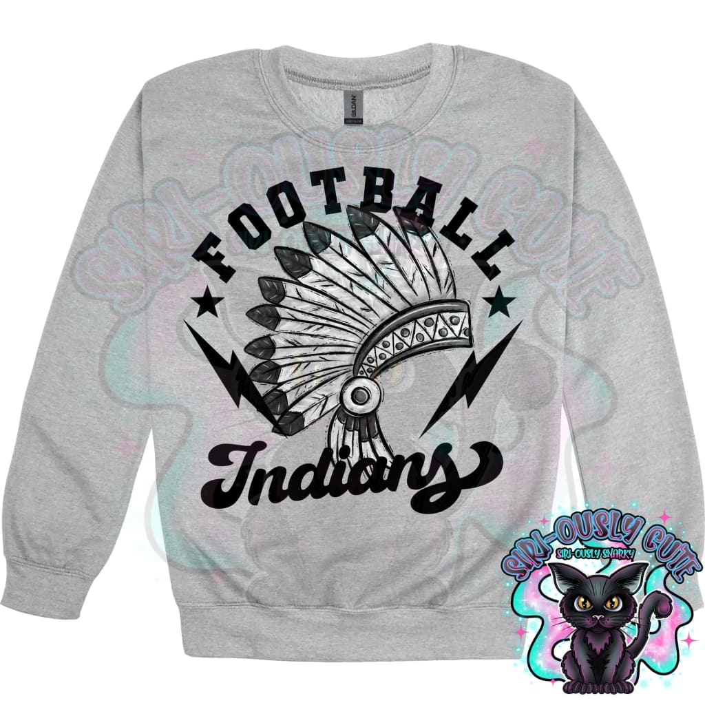 Football Bolts Indians 2 Mascot