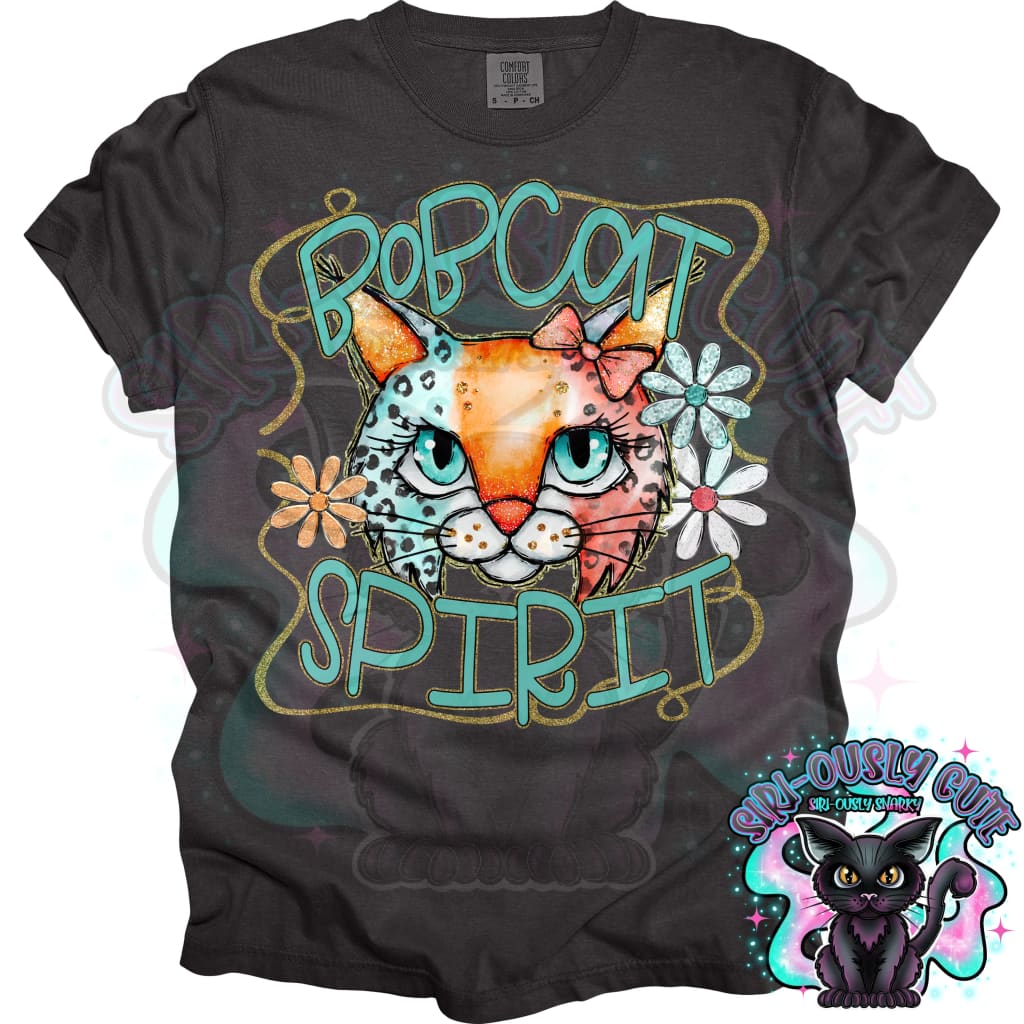 Funky Retro Spirit Bobcat Mascot