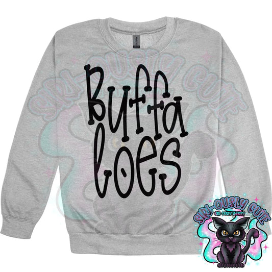 Funky Serif Buffaloes Mascot