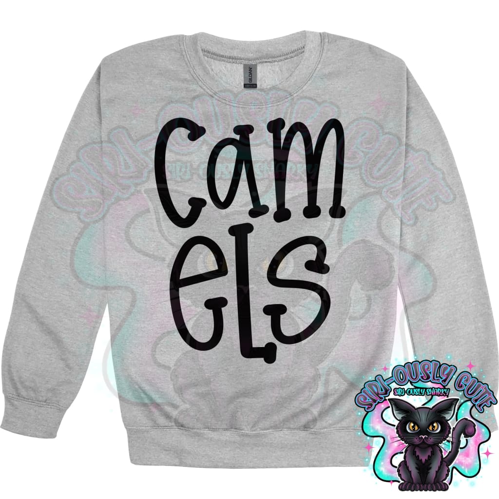 Funky Serif Camels Mascot