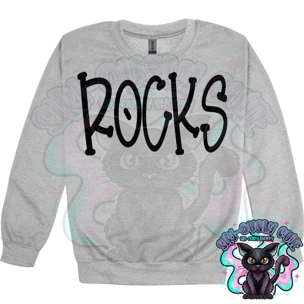 Funky Serif Rocks Mascot