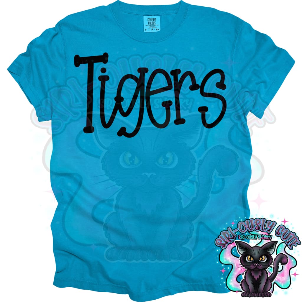 Funky Serif Tigers Mascot
