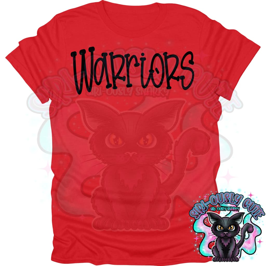 Funky Serif Warriors Mascot