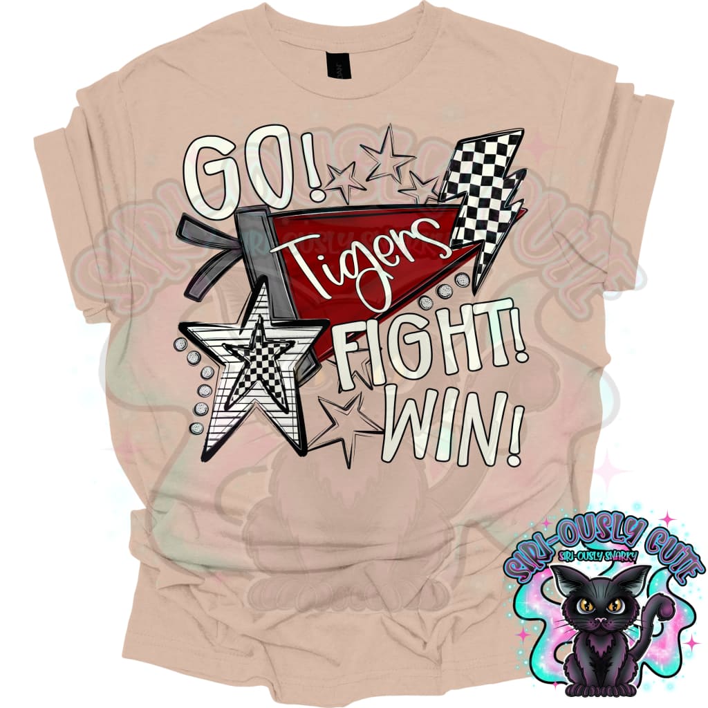Go Fit Win Pennants Tigers Maroon Mascot