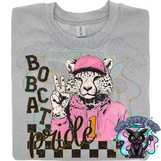 Grunge Mascots Bobcat Mascot
