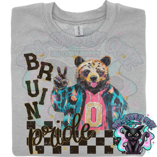 Grunge Mascots Bruin Mascot