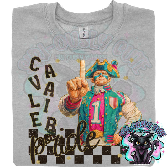 Grunge Mascots Cavalier Mascot