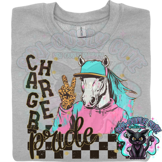 Grunge Mascots Charger Mascot