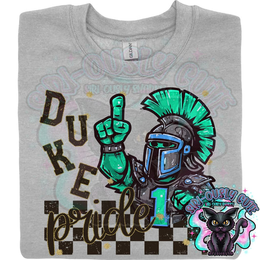 Grunge Mascots Duke Mascot