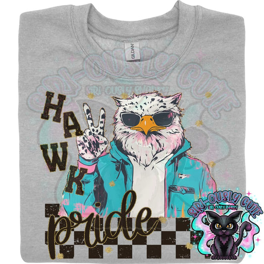 Grunge Mascots Hawk Mascot