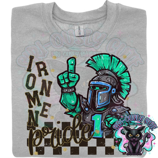 Grunge Mascots Ironmen Mascot