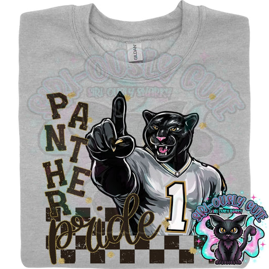 Grunge Mascots Panther Mascot