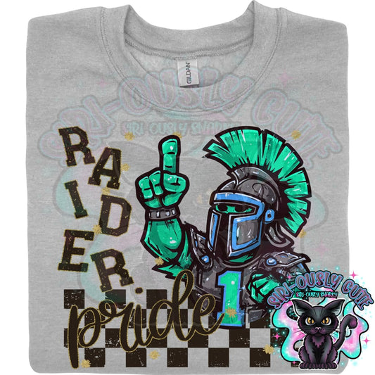 Grunge Mascots Raider 2 Mascot