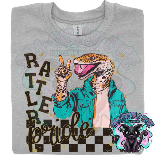 Grunge Mascots Rattler Mascot