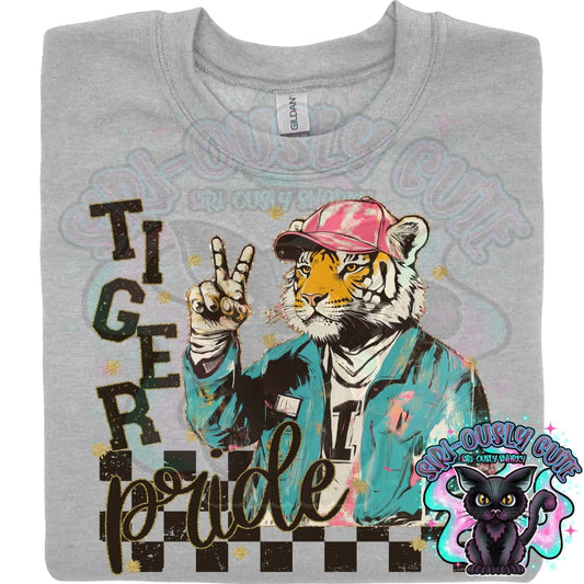 Grunge Mascots Tiger Mascot