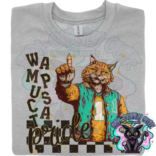 Grunge Mascots Wampus Cat Mascot