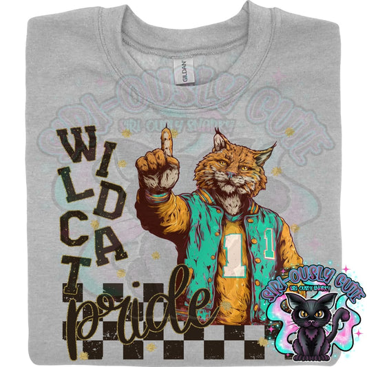 Grunge Mascots Wildcat Mascot