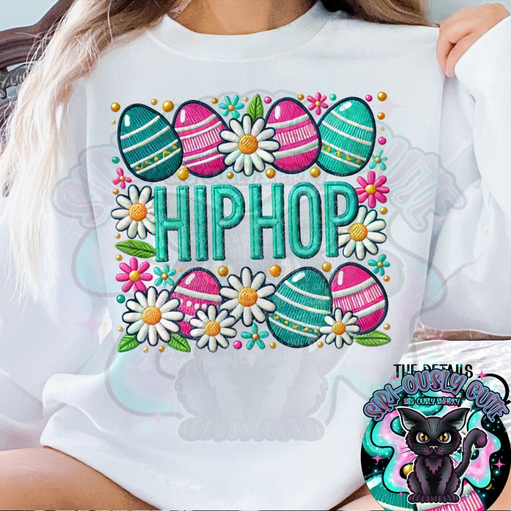 Hip Hop Easter FauxEmb Clothing