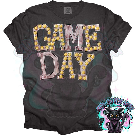 Marquee Game Day Maroon Mascot