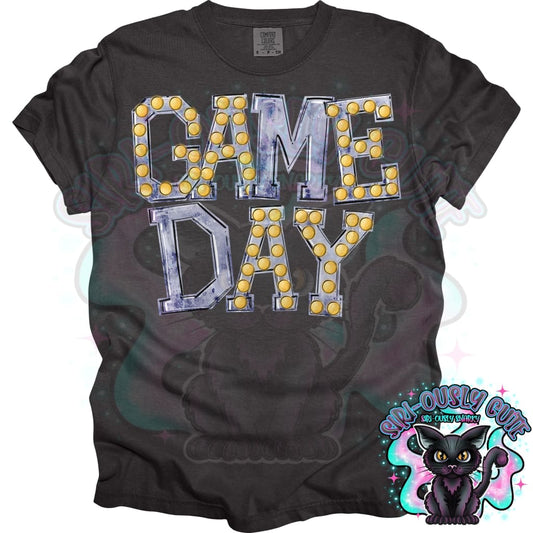 Marquee Game Day Navy Mascot