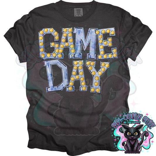 Marquee Game Day Royal Blue Mascot