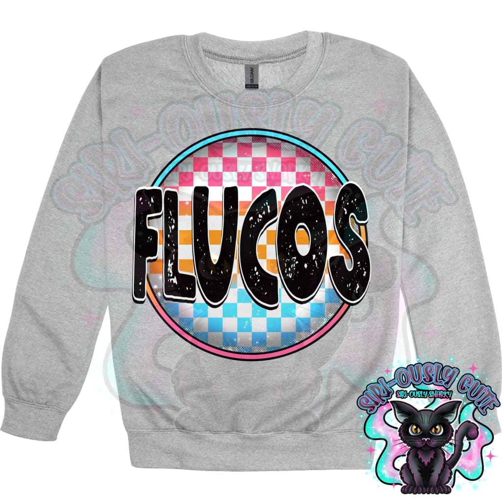 Neon Checker Circle Mascot Flucos 2 Mascot