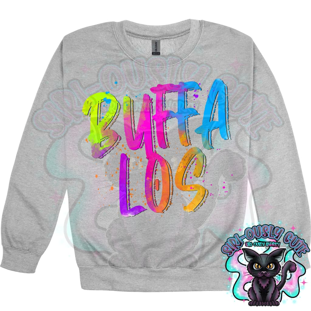 Neon Mascots Buffalos Mascot