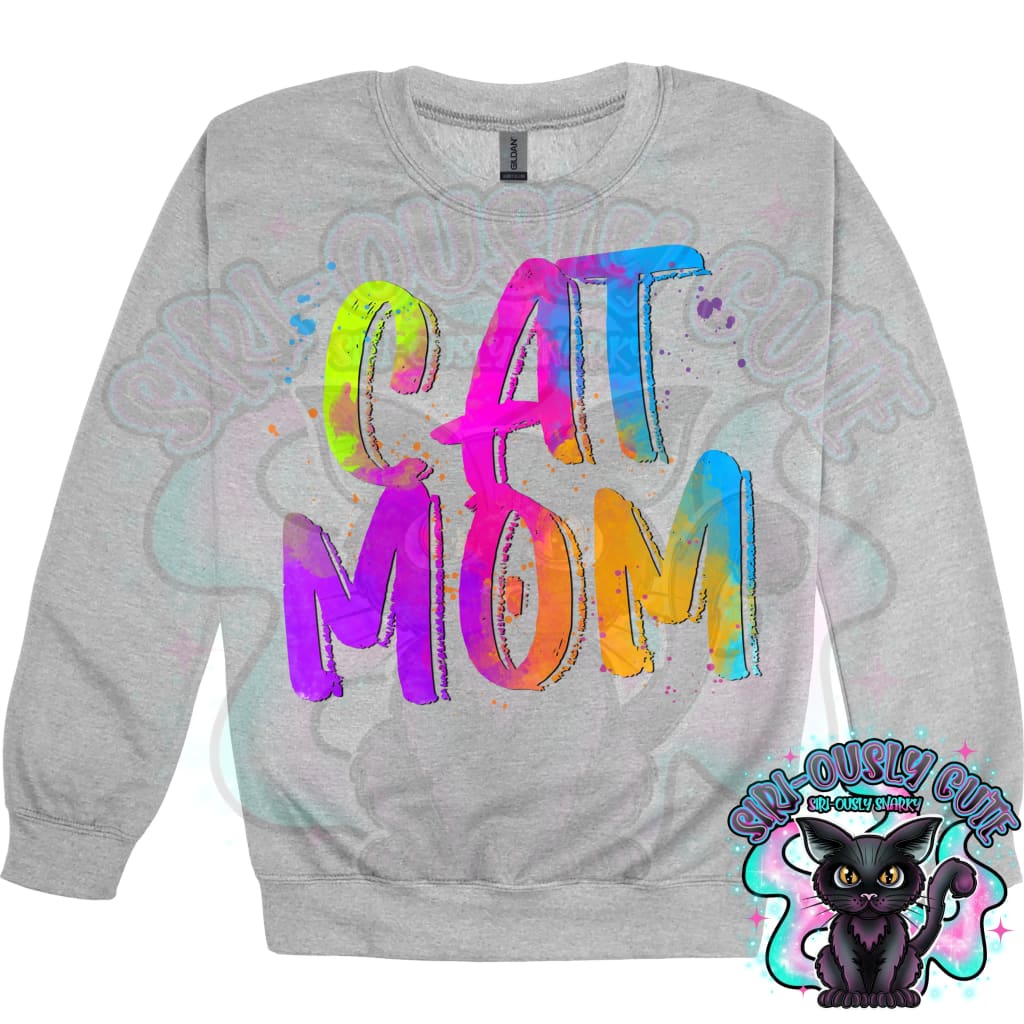 Neon Mascots Cat Mom Clothing