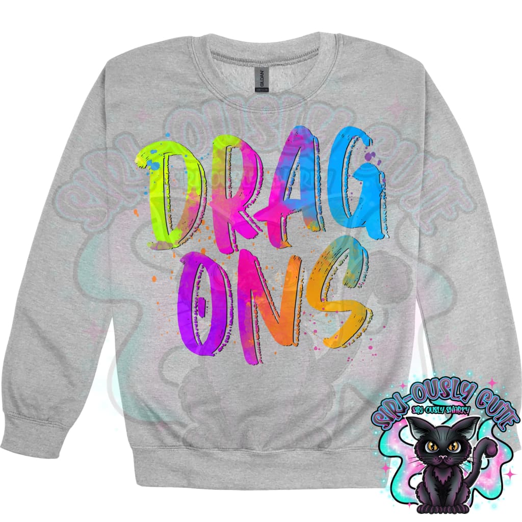 Neon Mascots Dragons Mascot