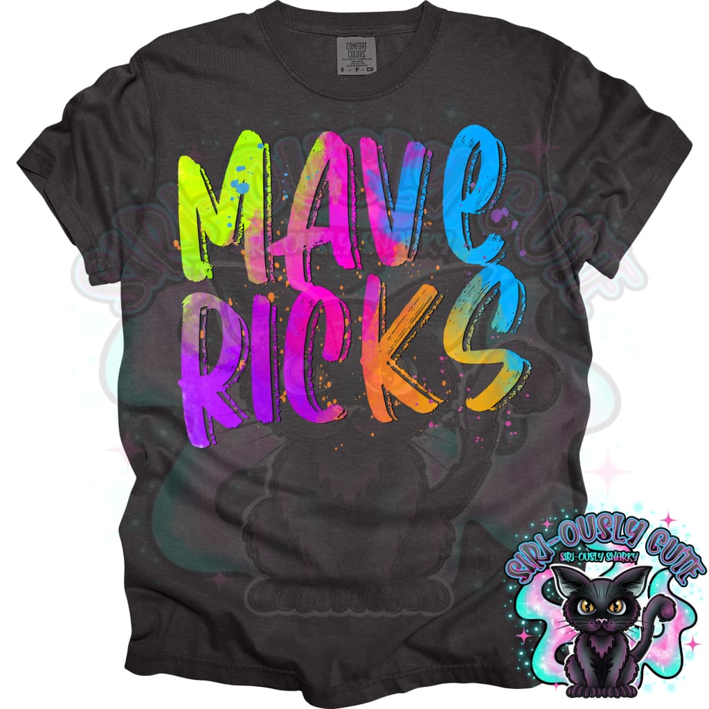 Neon Mascots Mavericks Mascot
